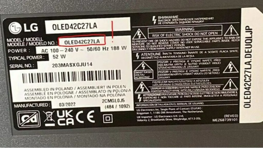 verifica telecomanda tv dupa serie model tv