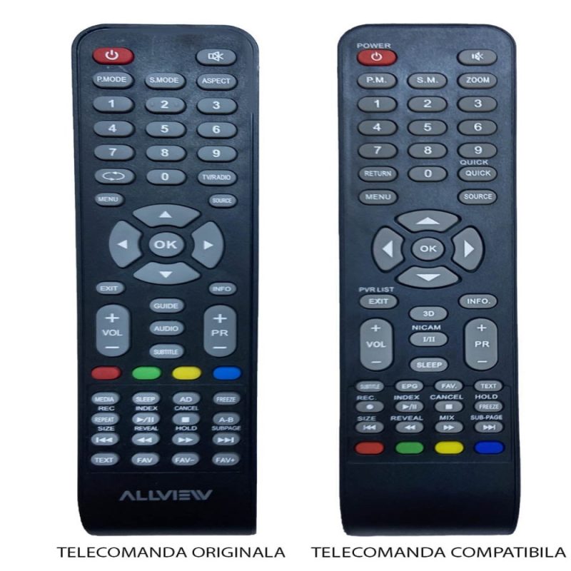 Telecomanda compatibila TV Allview 32ATC6500H Telecomanda compatibila TV Allview 32ATC6500H