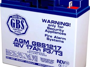 Acumulator AGM VRLA 12V 17Ah plumb acid 181x76x167mm T3 terminal GBS1217T3 TED002679