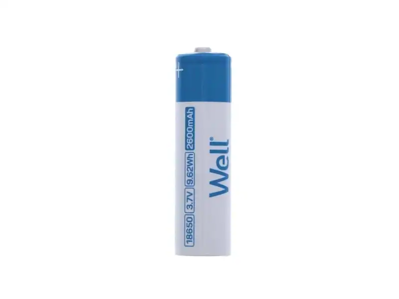acumulator-industrial-li-ion-terminal-cu-varf-18650-37v-2600mah-well