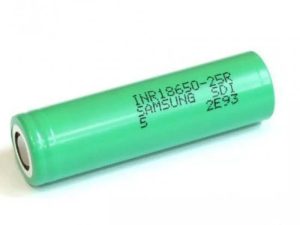Acumulator industrial Li-ion terminal plat 18650 3.7V 2500mAh 20A Samsung INR18650-25R