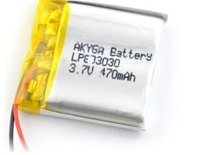 Acumulator Lithium Polymer 06049 470mAh 1S 3.7V cablu 50mm 30x30x6mm AKYGA Battery