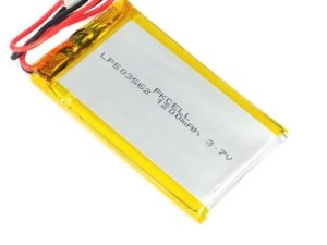Acumulator Lithium Polymer 20147 1200mAh 3.7V conector JST 64x35.5x5.3mm Pimoroni AKYGA Battery