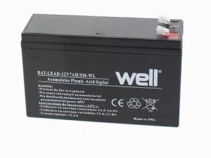 Acumulator plumb acid 12V 7Ah carcasa mica 150x50x90mm Well