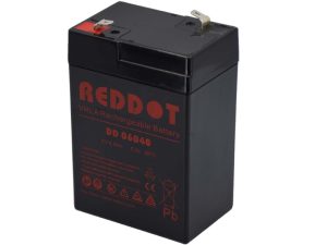 Acumulator plumb-acid REDDOT 6V 4Ah DD06040 70x47x101mm Faston 187-4.8mm