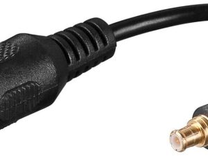 Adaptor antena DVB-T Coaxial mama - MCX tata Goobay