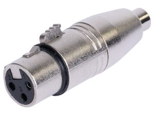Adaptor audio mono mama XLR - mama RCA BST 18-5578