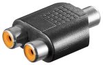 Adaptor audio RCA mama - 2x RCA mama Goobay