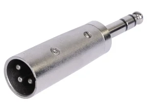 Adaptor audio XLR tata - JACK 6.35 mm tata STEREO metal BST 18-5569