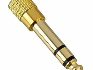 Adaptor aurit JACK 6.3 mm tata la JACK 3.5 mm mama STEREO 8012273