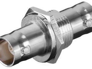 Adaptor BNC mama - BNC mama 50 ohm pe panou GOOBAY 11365
