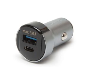 Adaptor bricheta auto bricheta - USB type C / PD +USB cu Incarcare rapida QC3.0 18W delight 55025