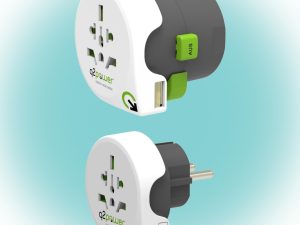 Adaptor calatorii Qdapter 360 +USB AUSTRALIA CHINA IT UK CH BRAZIL USA EURO 2.100130