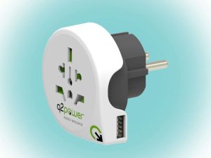 Adaptor calatorii World to Europe + USB Q2 AUSTRALIA CHINA ITALIA UK CH BRAZIL USA EURO 16A 1.100110