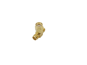 Adaptor convertor antena wifi RF coaxial RP-SMA tata la 2x SMA mama 50ohm de inalta calitate cupru placat cu aur