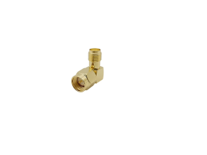 Adaptor convertor antena wifi RF coaxial SMA tata la SMA mama la 90 grade 50ohm de inalta calitate cupru placat cu aur