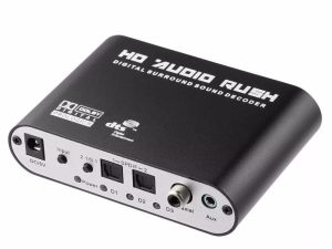 Adaptor convertor audio DIGITAL la ANALOG 2.1 sau 5.1 TOSLINK