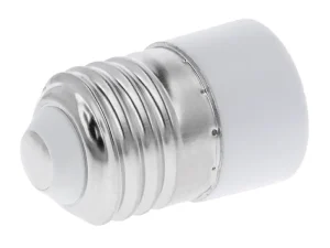Adaptor de la soclu E27 tata la soclu E14 mama culoare alb RTV0800010