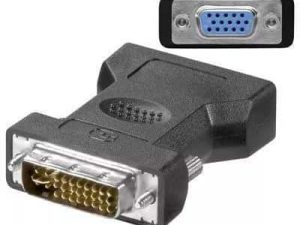 Adaptor DVI-I 24+5 la VGA mama Goobay