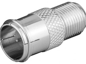 Adaptor F tata - F mama zinc Goobay