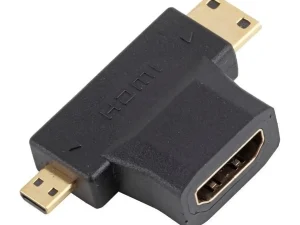 Adaptor HDMI V1.4 mama - tata micro HDMI si tata mini HDMI AKYGA AK-AD-23