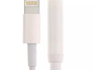 Adaptor iPhone 7 Lightning la Jack mama 3.5 mm 0.1m