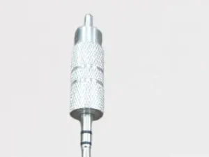 Adaptor Jack 3.5 mm STEREO tata - RCA tata metal