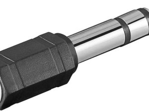 Adaptor Jack 6.35 mm stereo la Jack 3.5 mm stereo mama Goobay