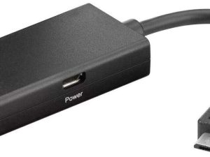 Adaptor MHL micro USB 5 pini tata - HDMI mama Goobay