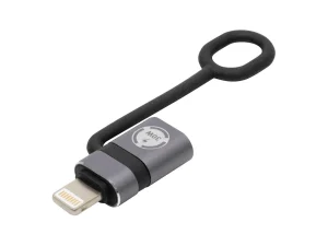 Adaptor mufa LIGHTNING tata - USB-C mama metal 2A /30W PD Home USBCA4