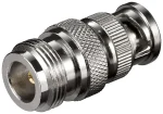 Adaptor N mama la BNC tata Placat cu aur pentru Transmisie Semnal de Calitate Goobay 10521