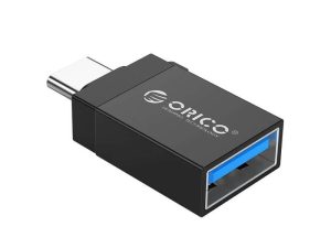 Adaptor OTG USB 3.0 Type C tata - USB A mama negru Orico CBT-UT01-BK