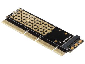 Adaptor PCI-E 3.0 16x - M.2 SSD NVMe SSD pana la 80mm low profile AXAGON NVME PCEM2-1U