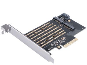 Adaptor PCI-Express - 2x M.2 NVME Orico PDM2 SSD-uri compatibile 2230/2242/2260/2280 PCI-E Channel NVME Protocol M.2/SATA M.2