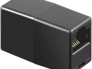 Adaptor prelungire RJ45 mama-mama negru Goobay