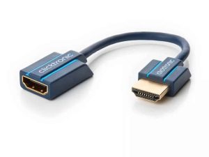 Adaptor prelungitor HDMI mama-tata 10cm OFC cupru 3D Ultra HD 4K 60Hz Clicktronic