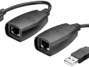 Adaptor prelungitor USB la CAT5 EXTENDER max. 40m USB2-EXT-ETH-40M