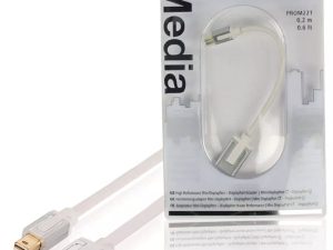 Adaptor Profesional mini DisplayPort - DisplayPort v1.1 0.2m alb Profigold