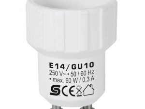 Adaptor soclu mama E14 - GU10 mufa tata max 60W HOME