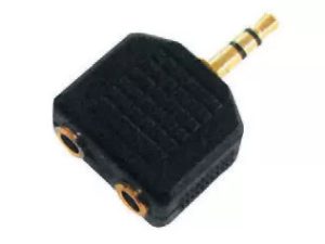 Adaptor stereo Jack 3.5 mm la 2x 3.5 mm mama