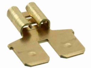 Adaptor terminal plat 6.3mm 0.8mm 1x mama 2x tata fara alama TE Connectivity 61765-1