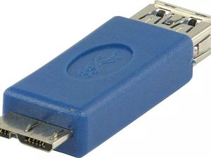Adaptor USB 3.0 Micro USB B tata 3.0 - USB A mama 3.0 albastru VALUELINE