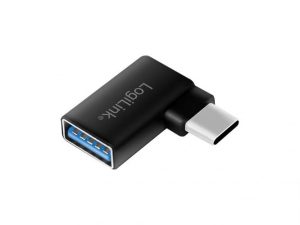 Adaptor USB 3.2 A mama - USB type C tata in unghi 90 grade LOGILINK AU0055