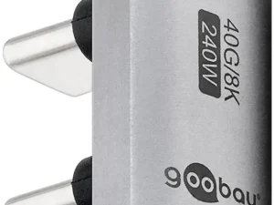Adaptor USB-C3.1 mama - USB-C tata la 180 in forma de U Thunderbolt 3 /4 Goobay 74446