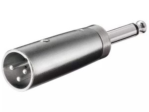 Adaptor XLR la Jack 6.35 mm mono tata Goobay