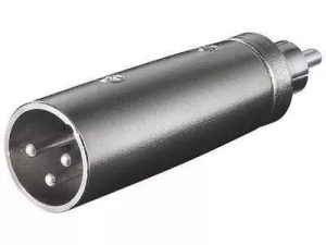 Adaptor XLR la RCA tata Goobay