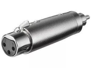 Adaptor XLR mama la RCA tata Goobay