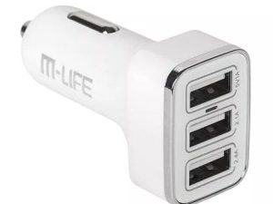 Alimentator auto 3 USB 3100mA