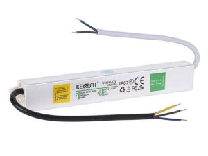 Alimentator banda LED 36W 12V 3A IP67 222x30x20 mm KEMOT
