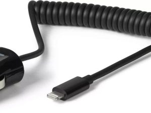 Alimentator incarcator iPhone Lightning Apple 5V 1A intrare 12V/24V cablu 1m eSTUFF